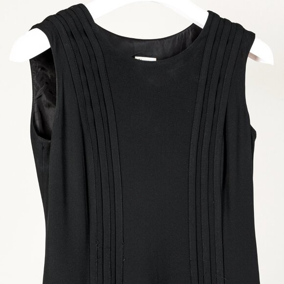 Moschino Cheap and Chic Black Tonal-Piping Sleeveless Dress - Picture 3 of 11